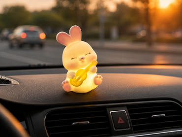 Cute Rabbit Ambient Night Lamp with Soft Touch Glow