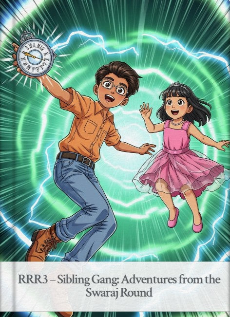 E-book adventure story - RRR3 - The sibling gang - Adventures across the time