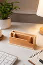 Wooden pen stand desk organizer for office study table India – Citydrop