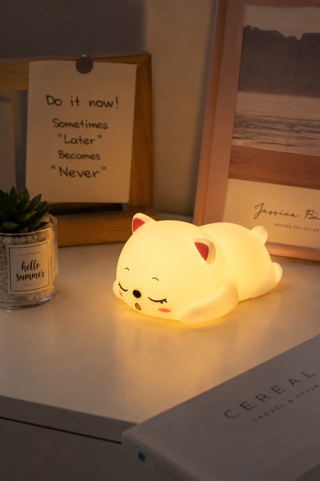 Kawaii dog LED night light soft silicone puppy lamp India – Citydrop