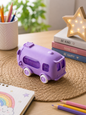 Cute purple vehicle water bottle for kids straw sipper India – Citydrop