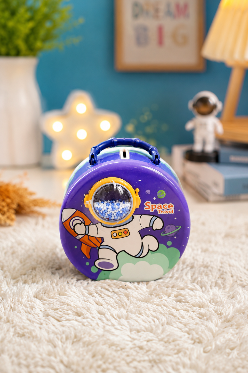 Space theme piggy bank for kids astronaut coin saver India – Citydrop