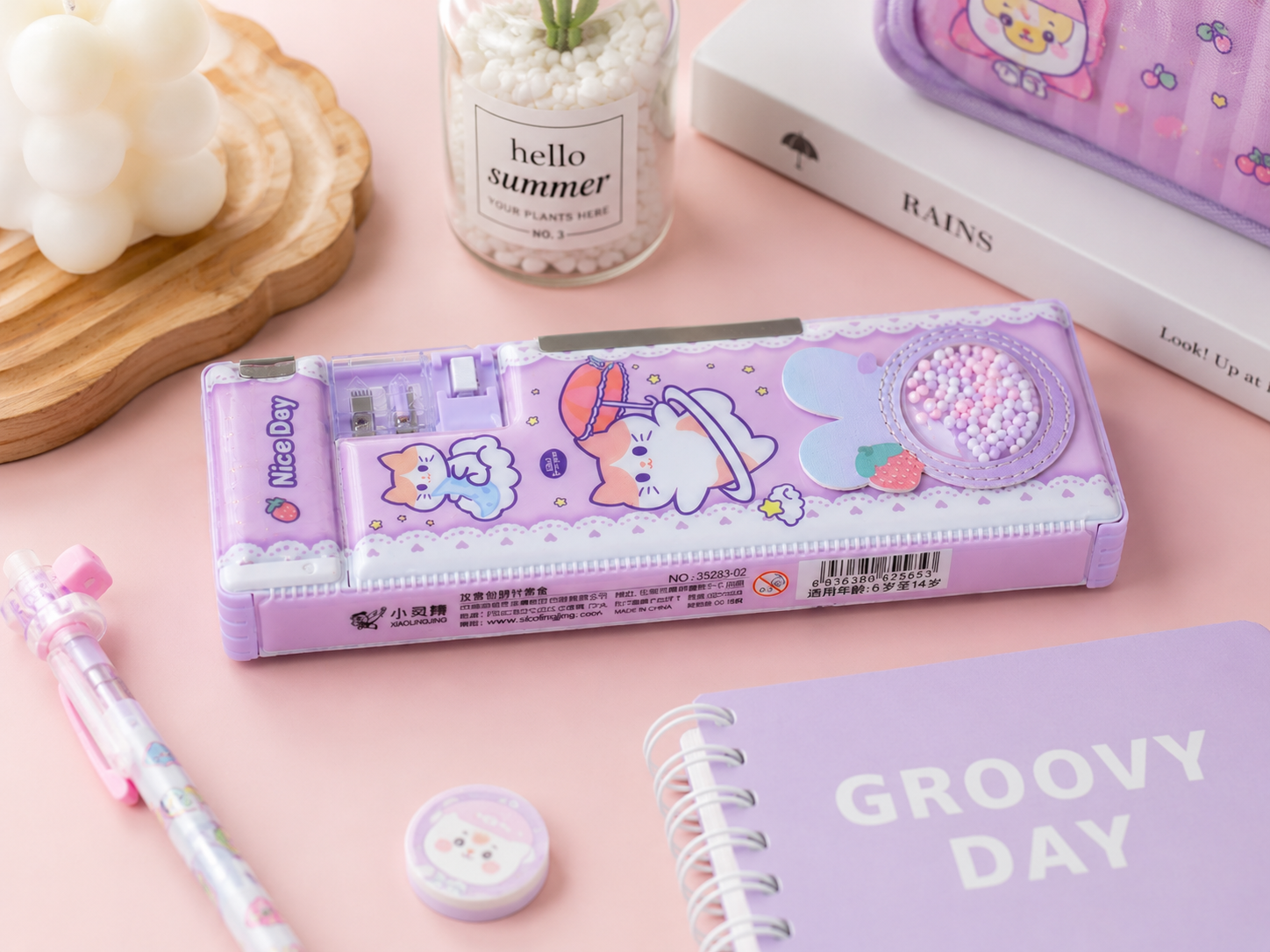 Kawaii multifunction pencil box for girls cute stationery India – Citydrop