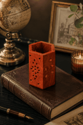 Handcrafted Wooden Pen Holder – Luxury Desk Organizer for Office & Study Table