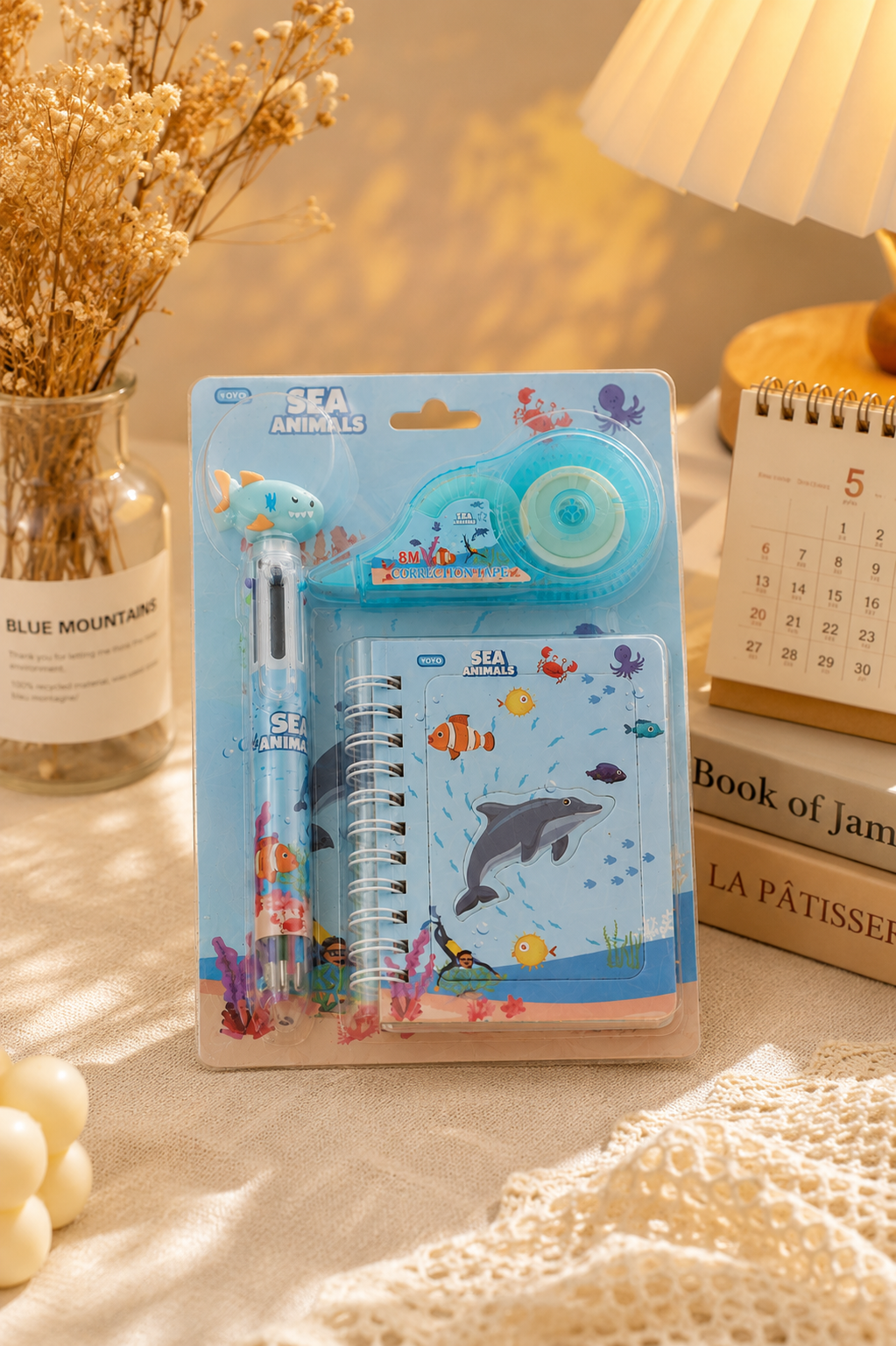 Ocean theme kids study stationery gift combo India – Citydrop