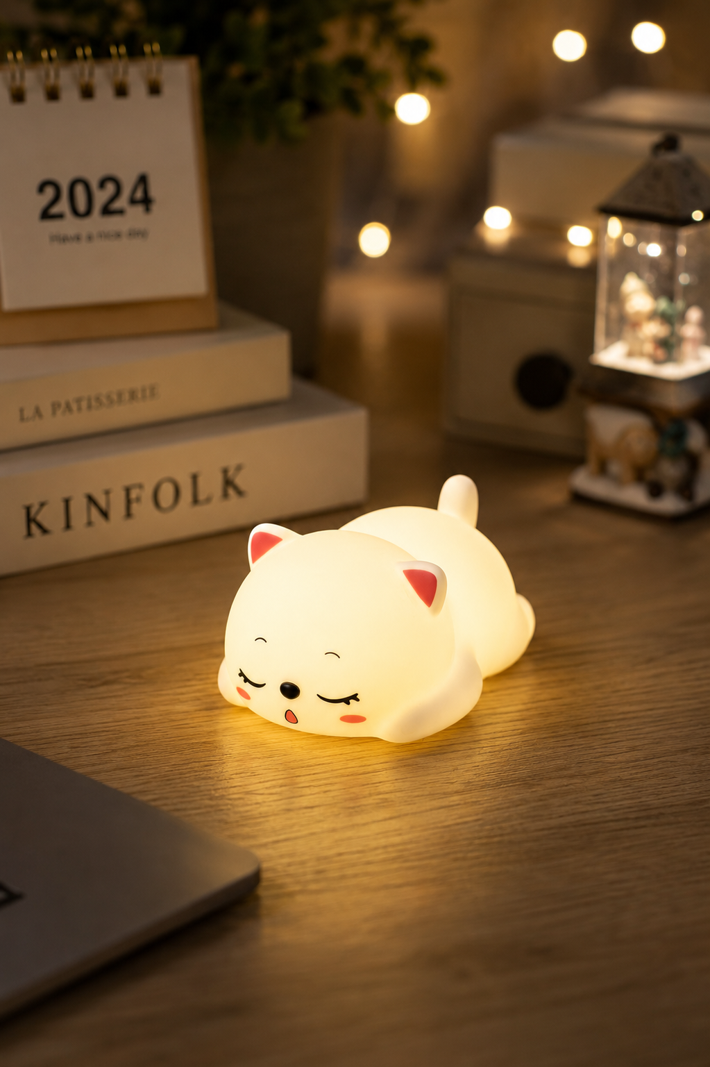 Sleeping puppy LED bedside lamp for kids nursery India – Citydrop