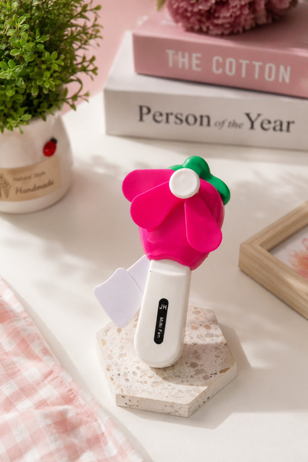 Cute fruit-shaped portable cooling fan for summer India – Citydrop