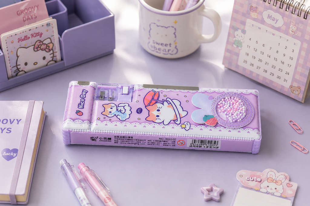 Cute multifunction stationery pencil organizer for students – Citydrop