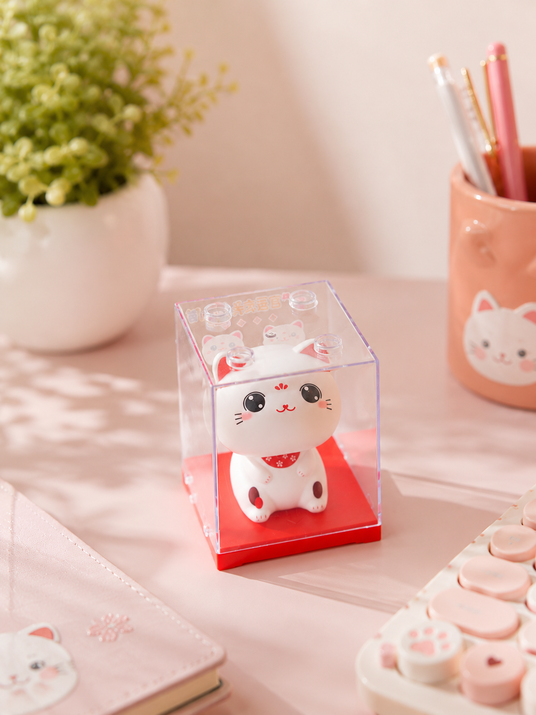 Kawaii lucky cat piggy bank gift for kids India – Citydrop