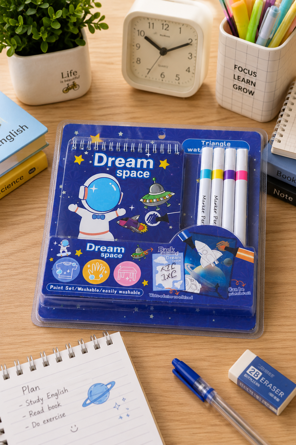 Space theme stationery set for school kids buy online India – Citydrop