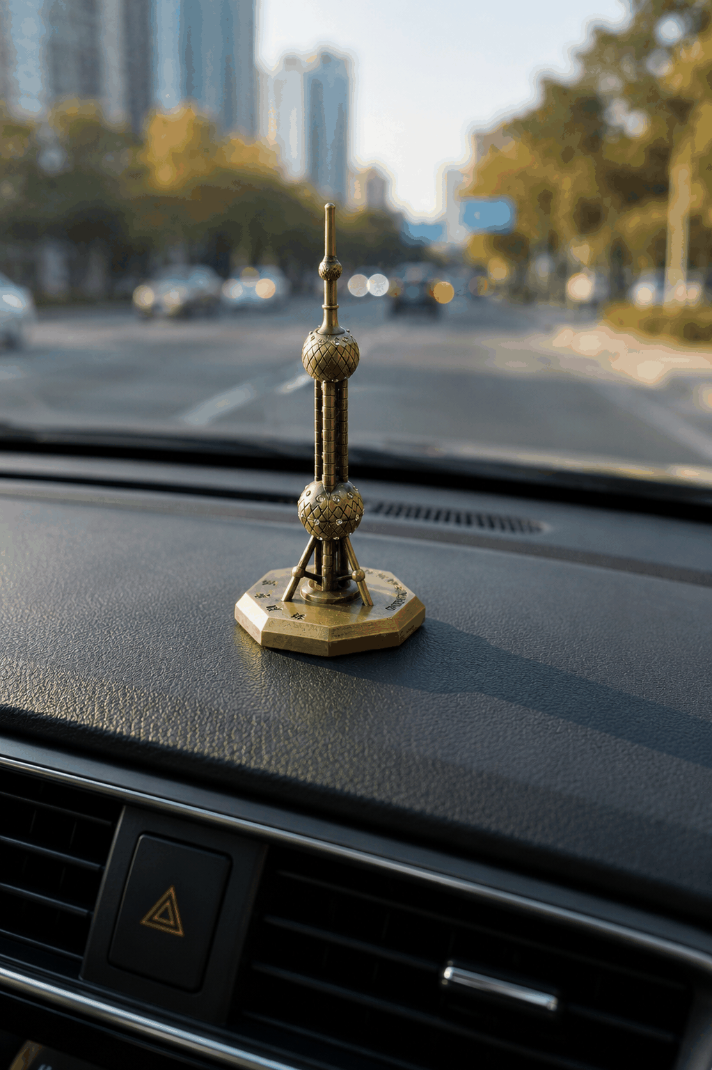 Luxury Oriental Pearl Tower Showpiece – Premium Metal Office Desk & Home Decor