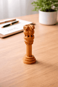 Ashoka Stambh Wooden Showpiece