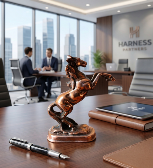 Elegant Bronze Horse sculpture - Citydrop