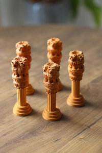 Ashoka Stambh Wooden Showpiece - Citydrop