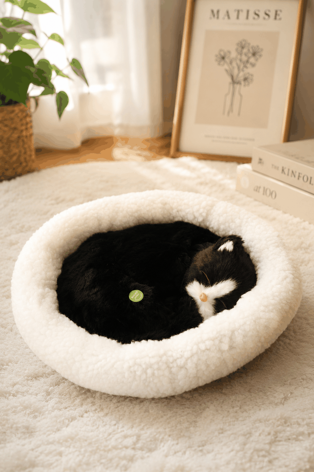 Cute Black Cat Desk Decor