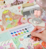 Cartoon Art Coloring Painting Set for Kid's
