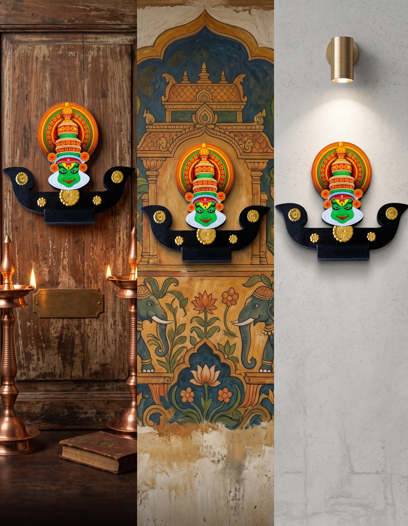 Kerala Kathakali Miniature Statue - Citydrop