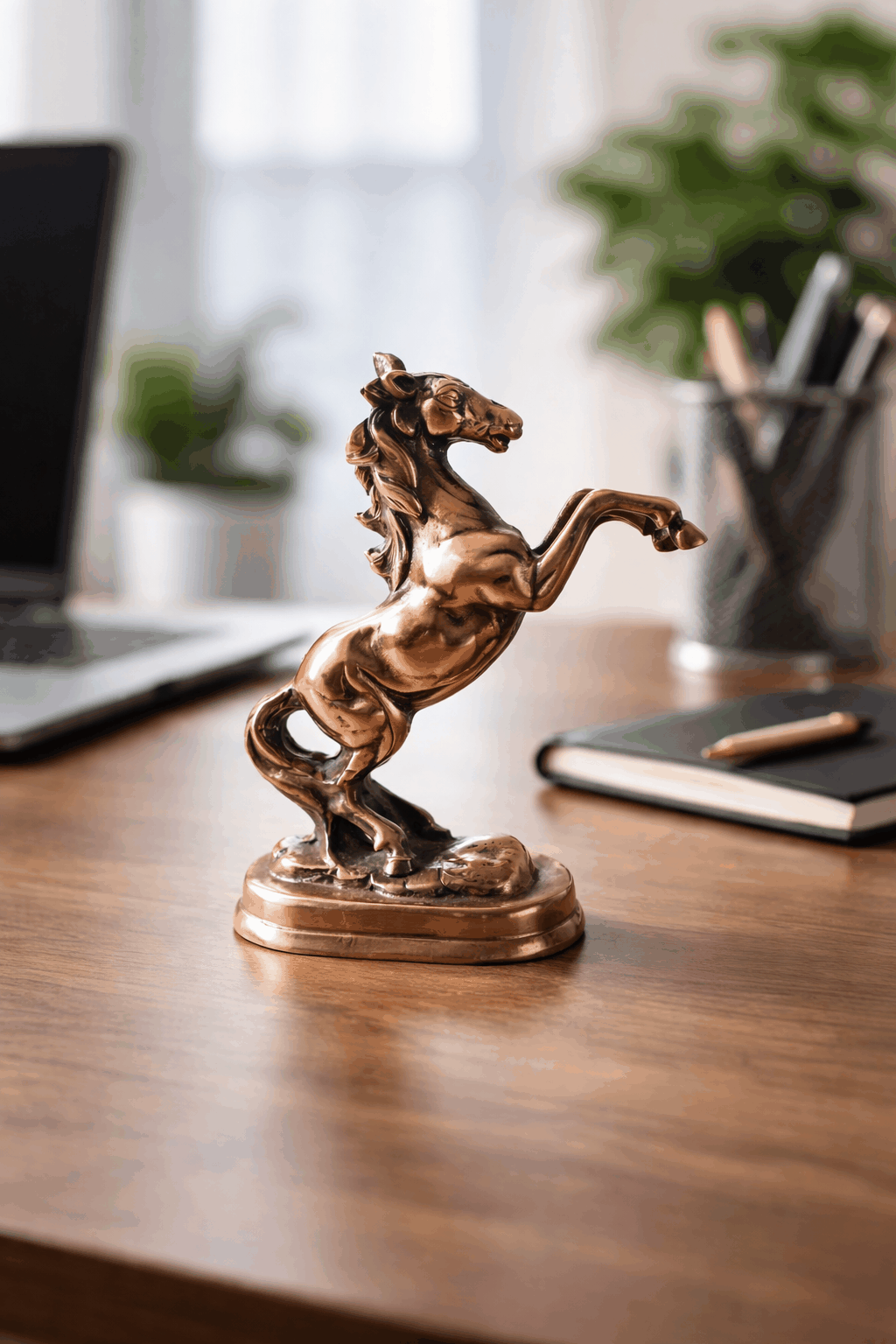 Elegant Bronze Horse sculpture