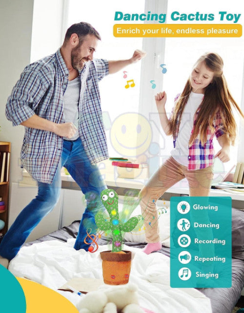 LED Musical Dancing & Mimicry Cactus Toy
