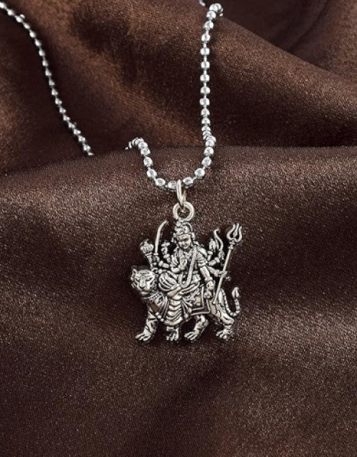 Maa Durga Sherawali Mata Rani God Religious Chain Pendant