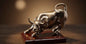 Personalised Bull sculpture Gift