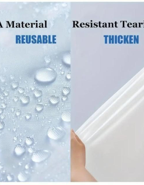 Unisex Hooded Button- Raincoat - Reusable for Adults